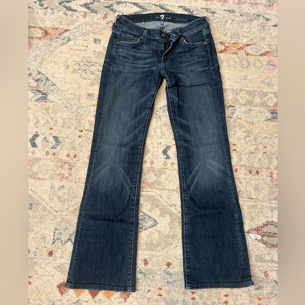 7 for all mankind bootcut jeans size 25